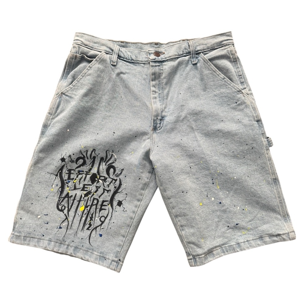 Trendy Gray Jean Shorts for Men